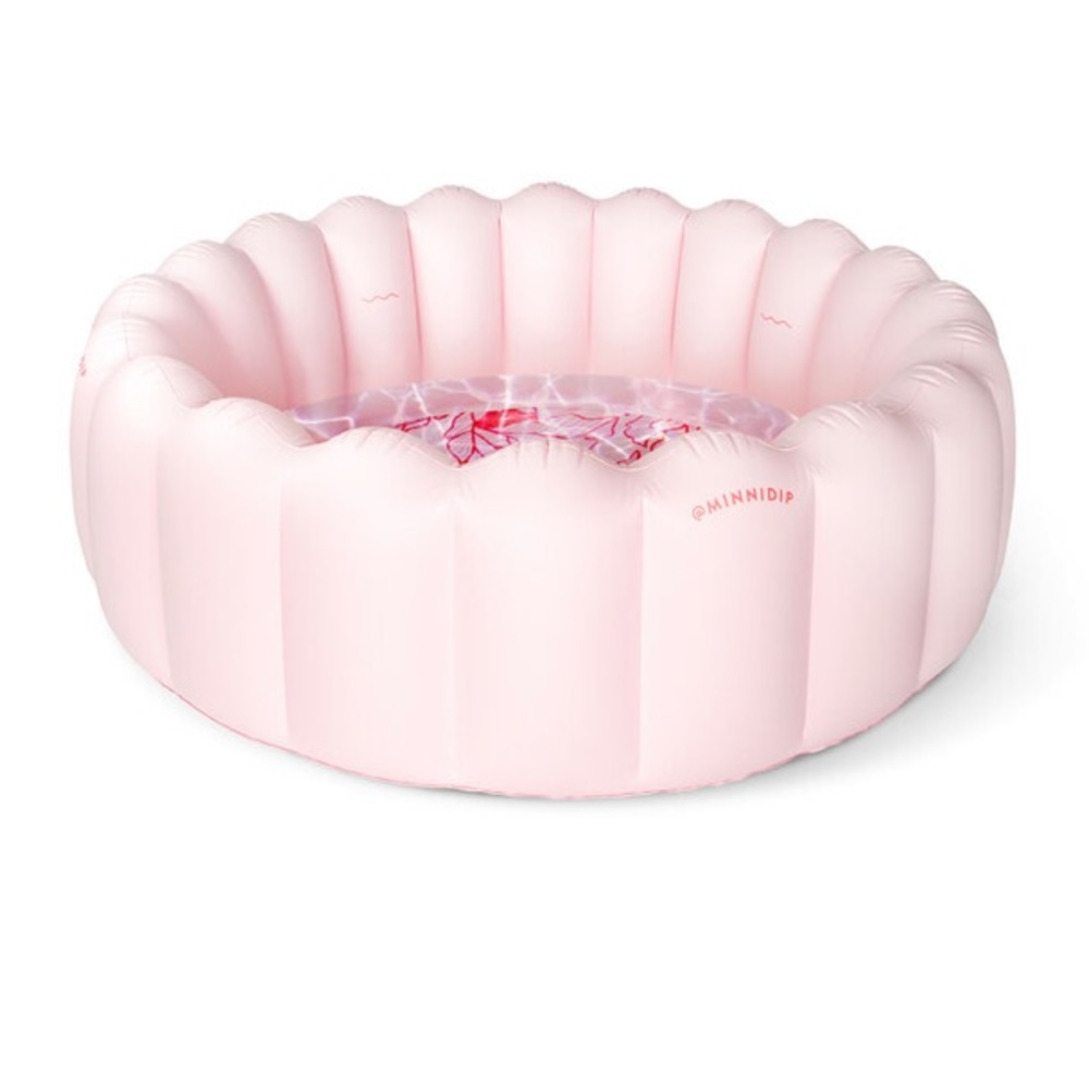 NIB Minnidip Blushing Palms inflatable Pool